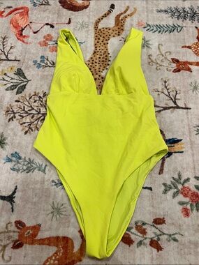 Eberjey Neon Yellow One-Piece Swimsuit